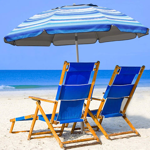 Blissun top vent design enhances wind tolerance for steadier shade.