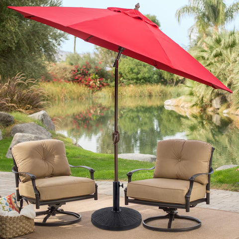 Blissun umbrella base suitable for family spaces, villas, hotels, terraces and resorts.