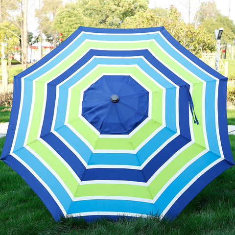 Blissun 100% polyester fabric offers waterproof and UV-resistant shade for outdoor use.