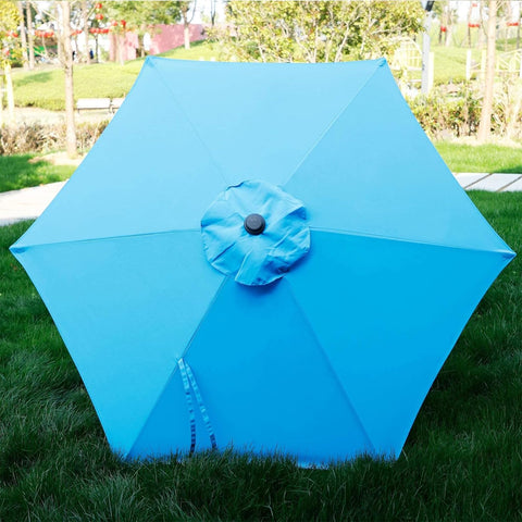 Blissun UV-protection polyester fabric blocks sun and remains waterproof.