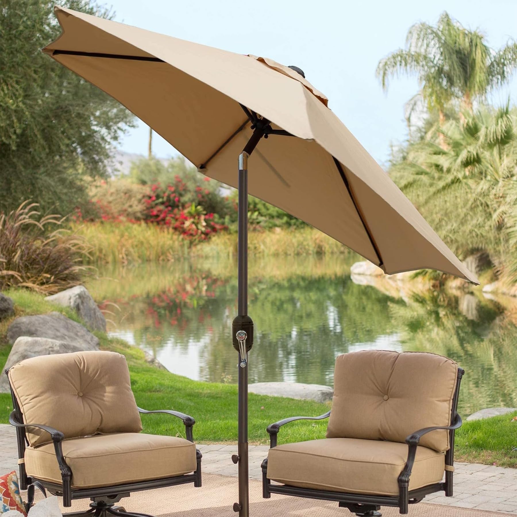 Blissun vented canopy top promotes airflow and comfort