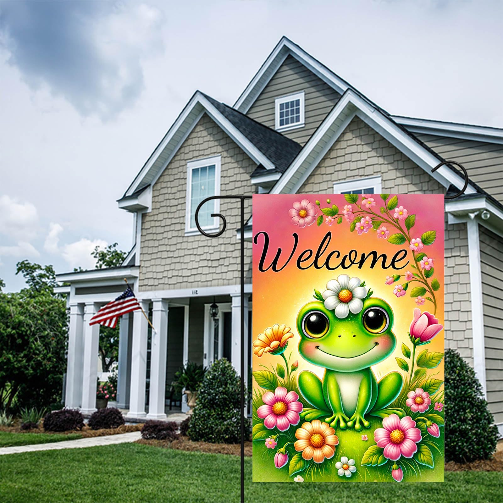 BlissYard colorful floral borders complement any garden entrance or walkway.