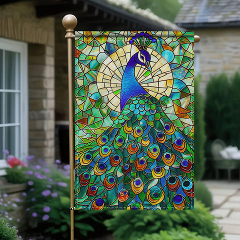 BlissYard double-sided flag ensures clear visibility from both sides in any yard.
