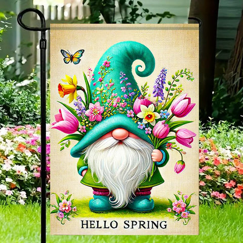 BlissYard Double-sided print garden flag ensures readable messaging from both directions.