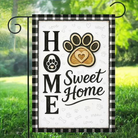 BlissYard garden flag in 12x18 size fits standard stands.