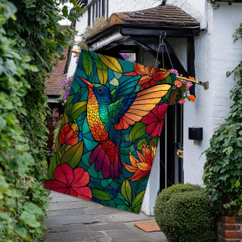 BlissYard hummingbird flag makes a thoughtful gift for nature lovers
