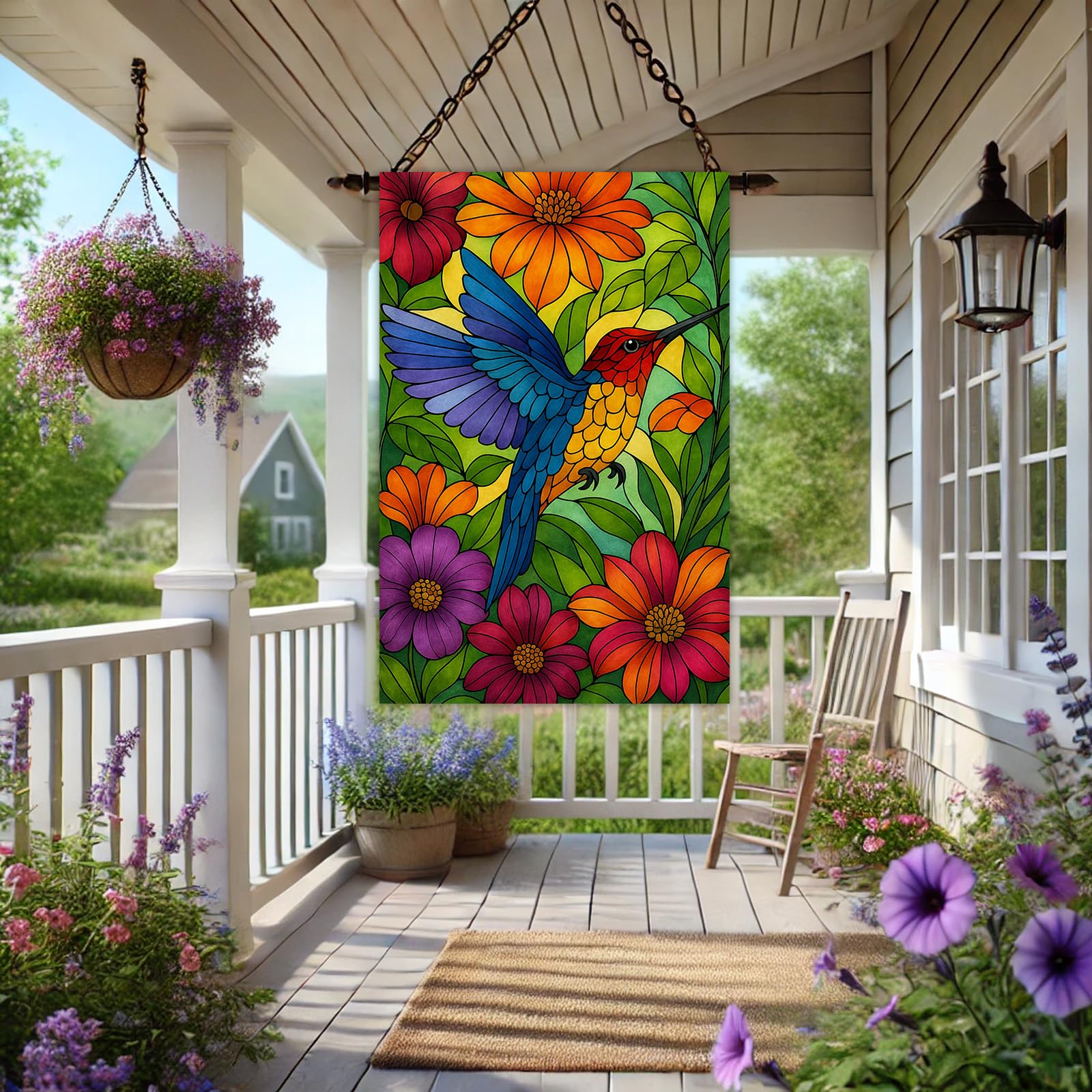 BlissYard outdoor decor flag suitable for porch or yard