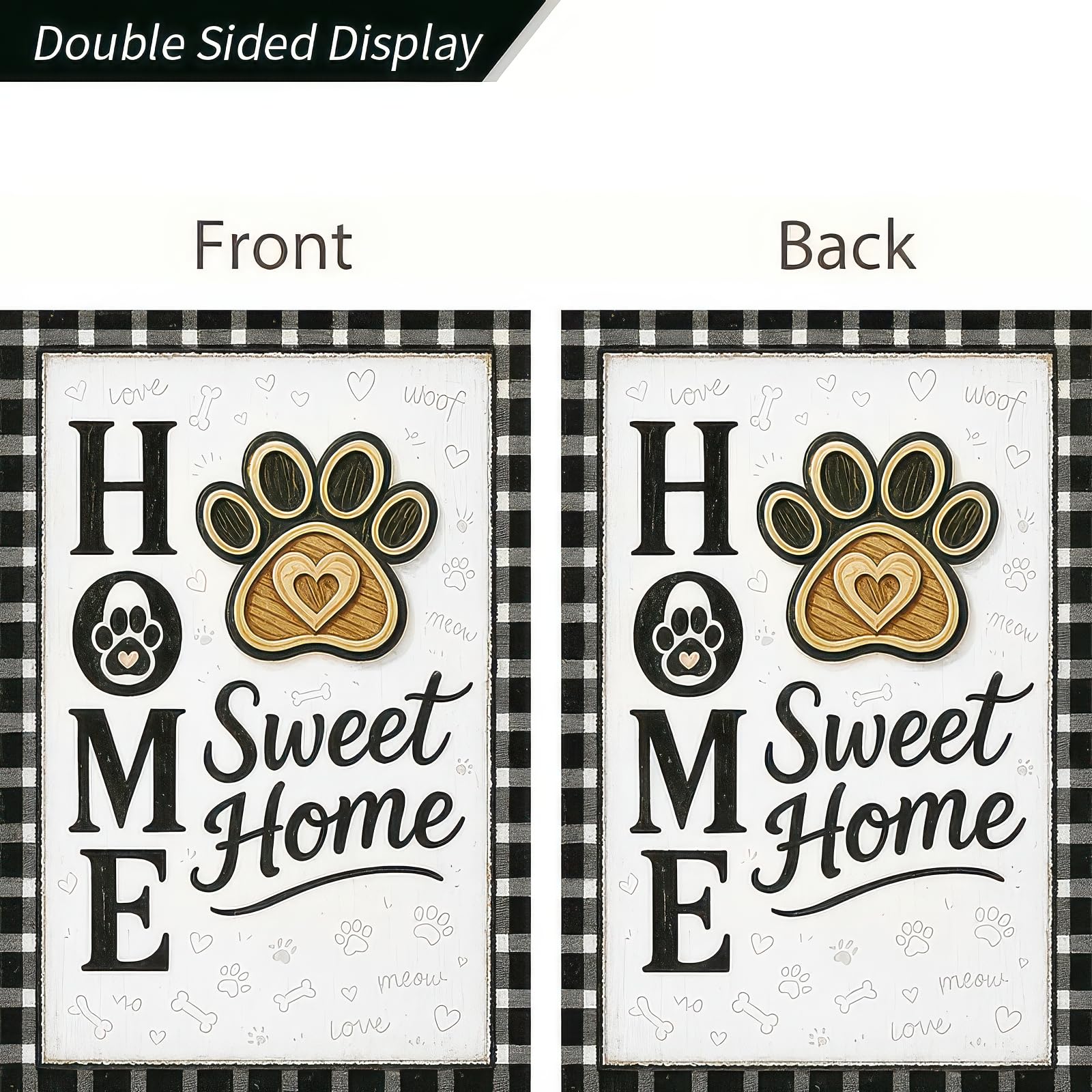 BlissYard pet lover flag celebrates dogs and cats at entryways.