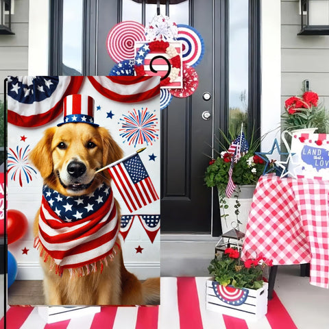 BlissYard weather-resistant polyester flag suitable for all seasons.