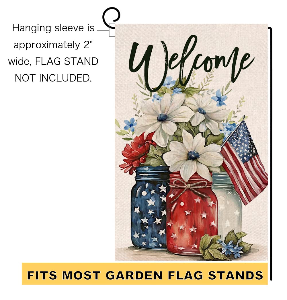 blkwht dual-sided garden flag adds lasting color to patios.