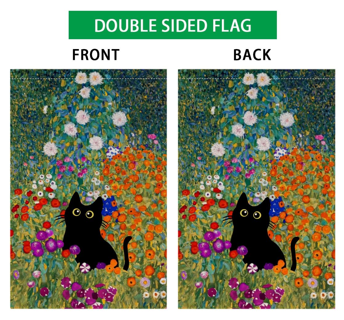 BLKWHT Outdoor flag suitable for decks patios and yards for easy seasonal updates.