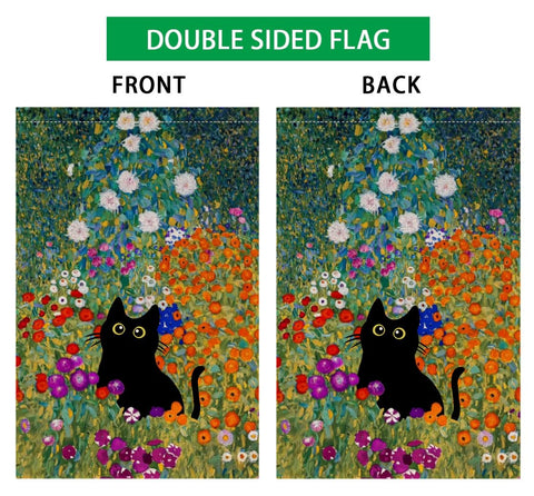 BLKWHT Outdoor flag suitable for decks patios and yards for easy seasonal updates.