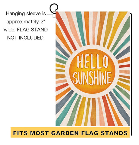 BLKWHT flag stand not included offering flexible mounting options.