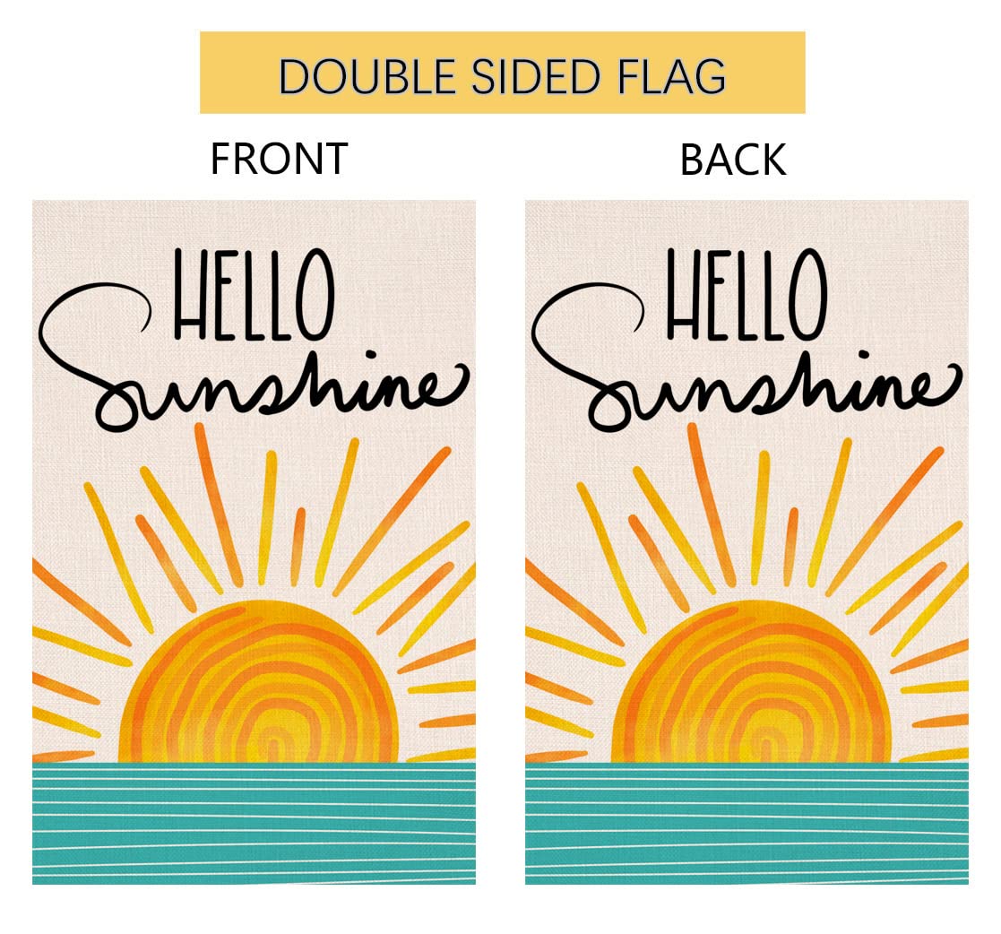 Bright Hello Sunshine motif adds cheerful curb appeal