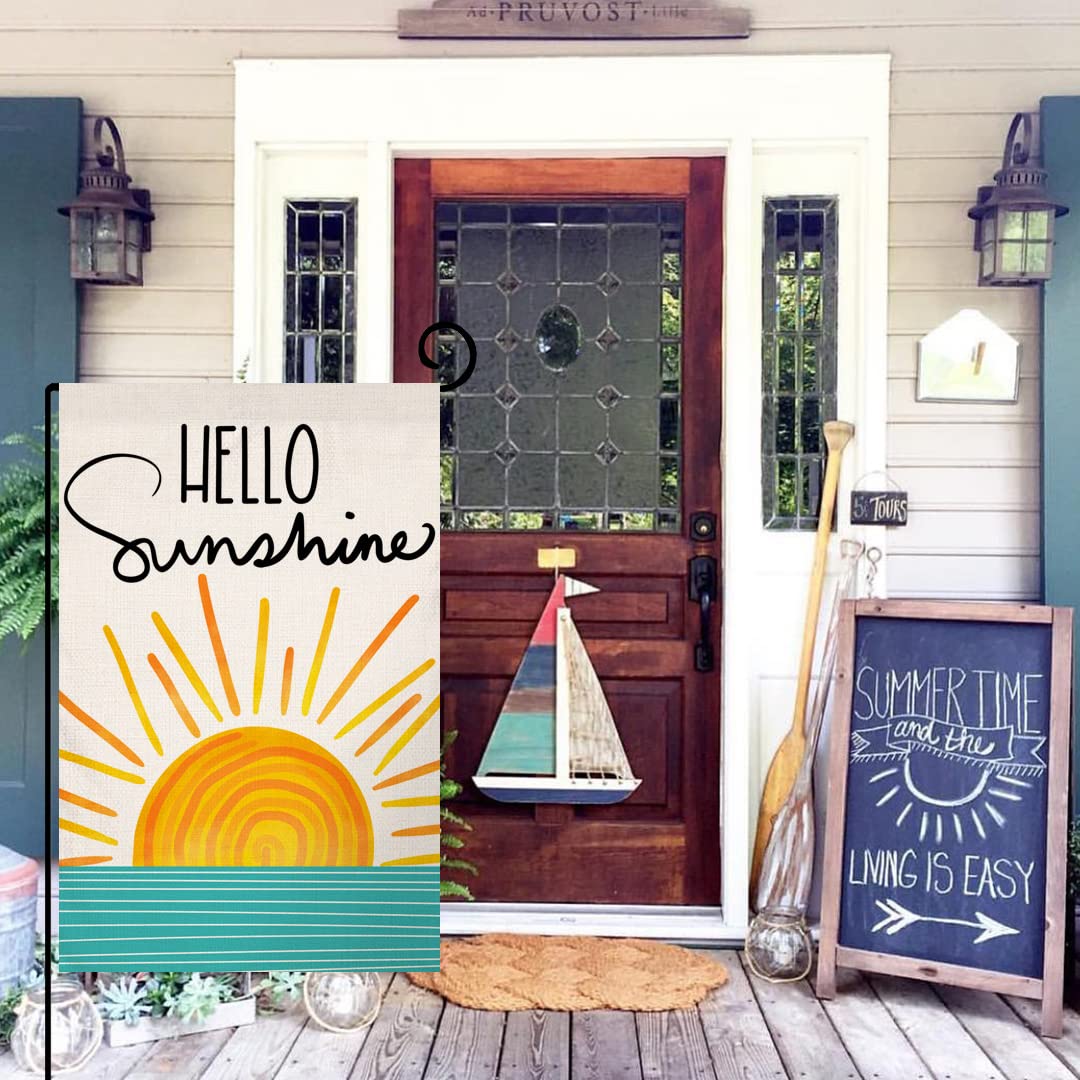 BLKWHT burlap fabric weather-resistant for year-round outdoor display