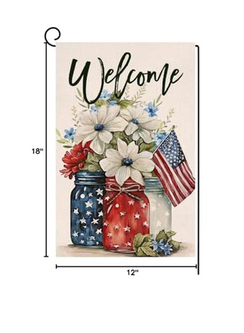 blkwht decorative flag for outdoor celebrations such as Independence Day.