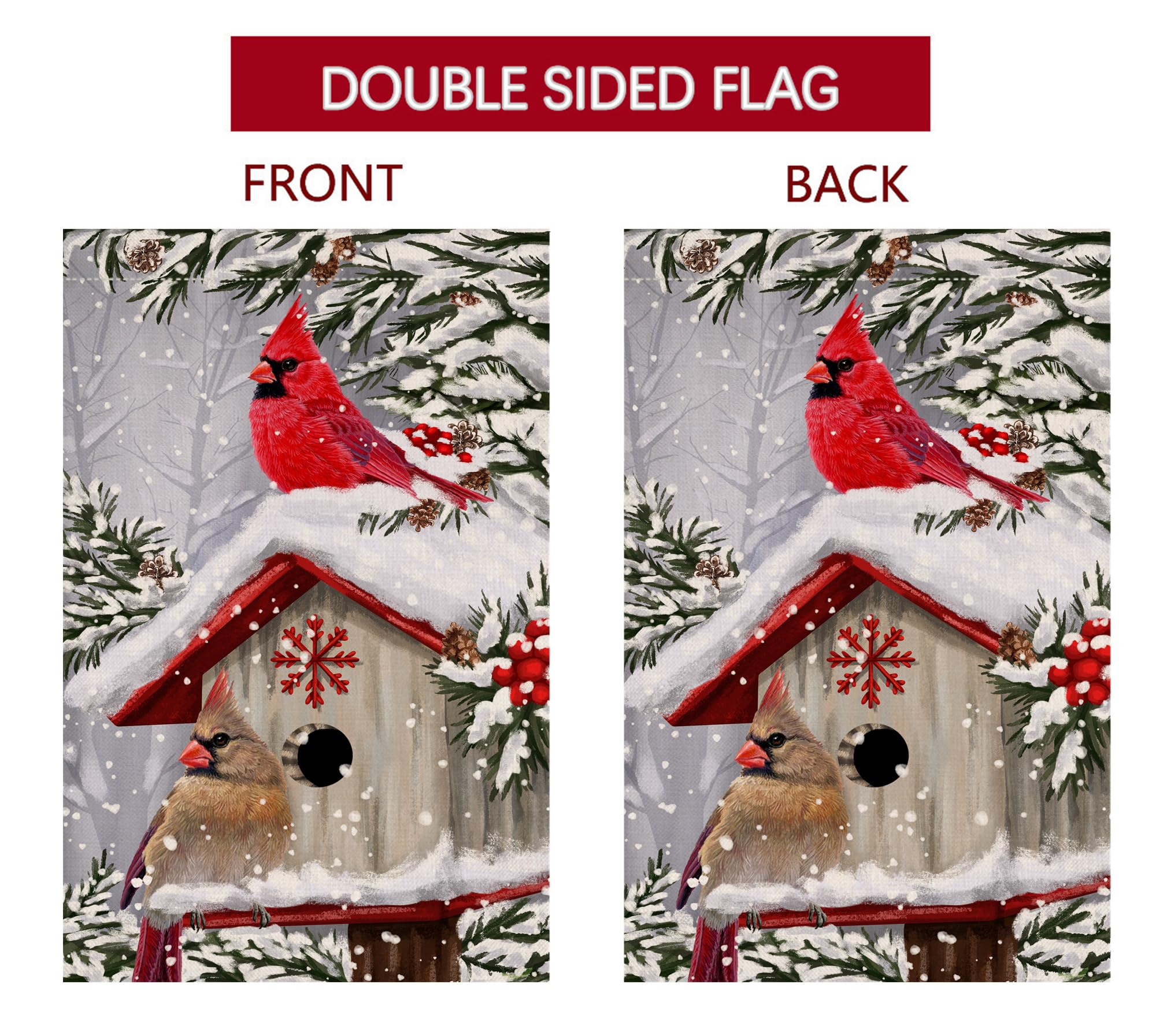 BLKWHT Mini flag 12x18 fits standard garden stands for easy display.