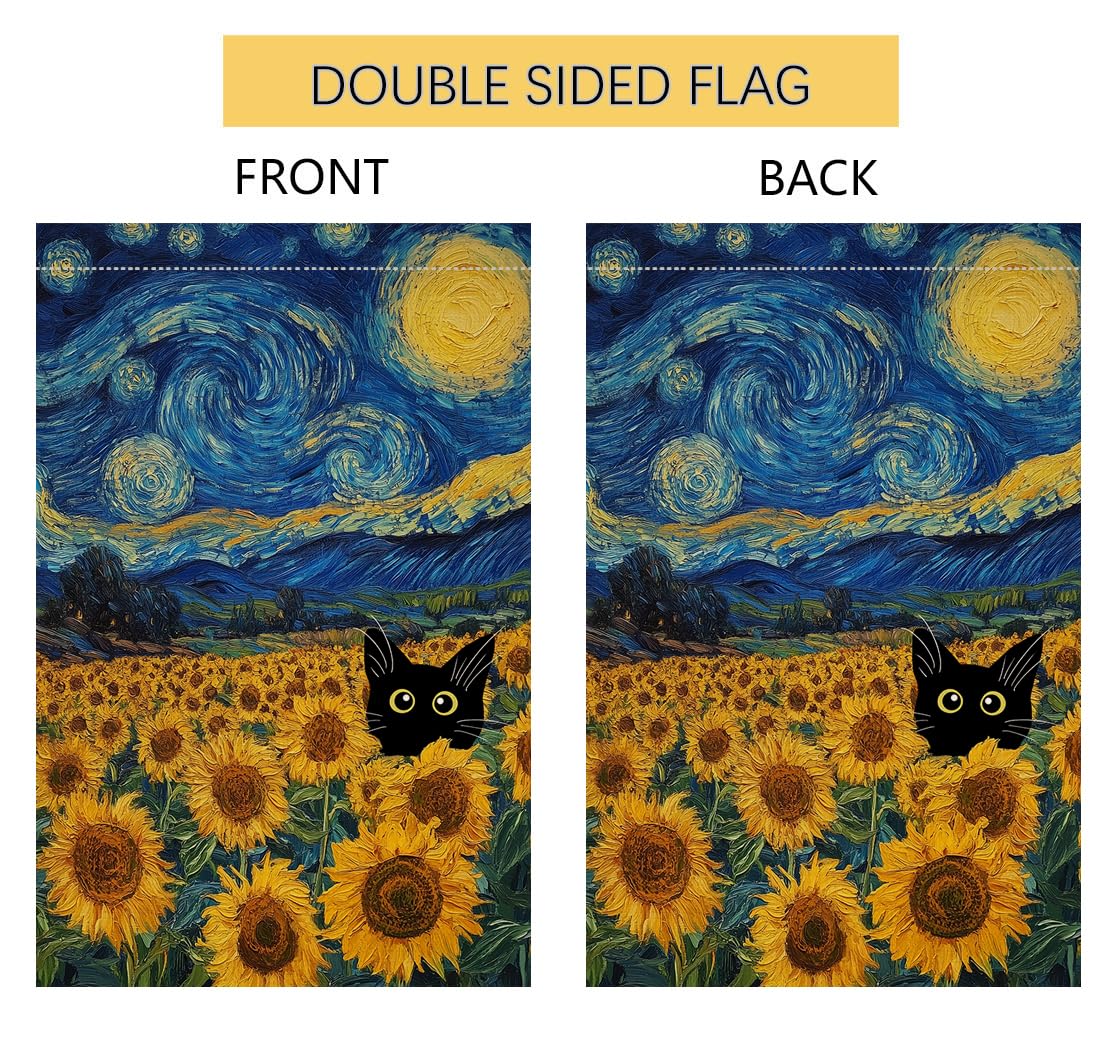 BLKWHT outdoor flag designed for decks, patios, porches—weather-ready burlap.