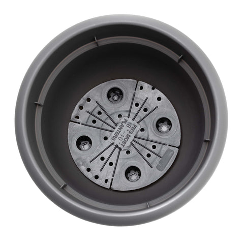 Bloem Ariana knockout drainage holes provide outdoor versatility.