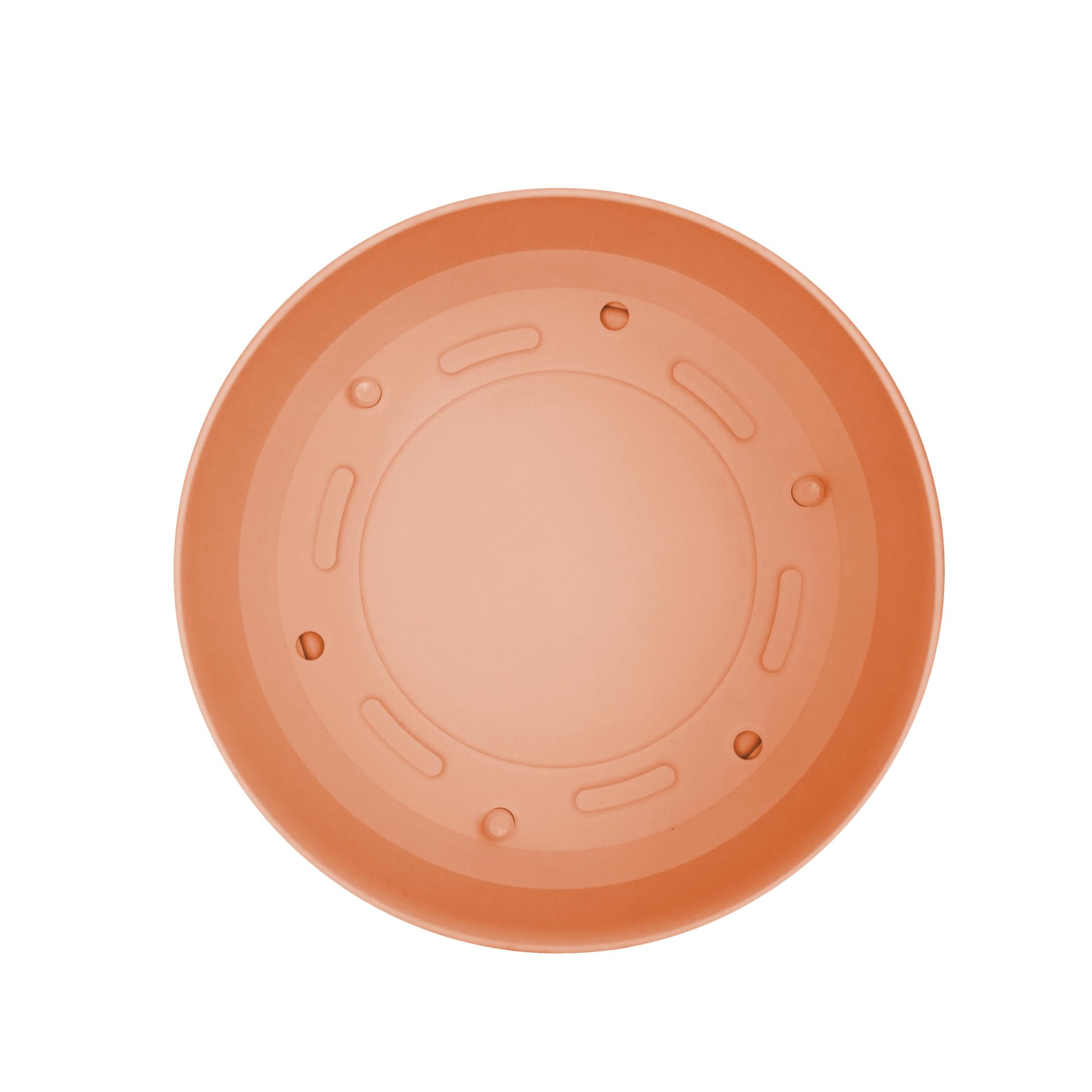 Matte finish on a modern round planter silhouette