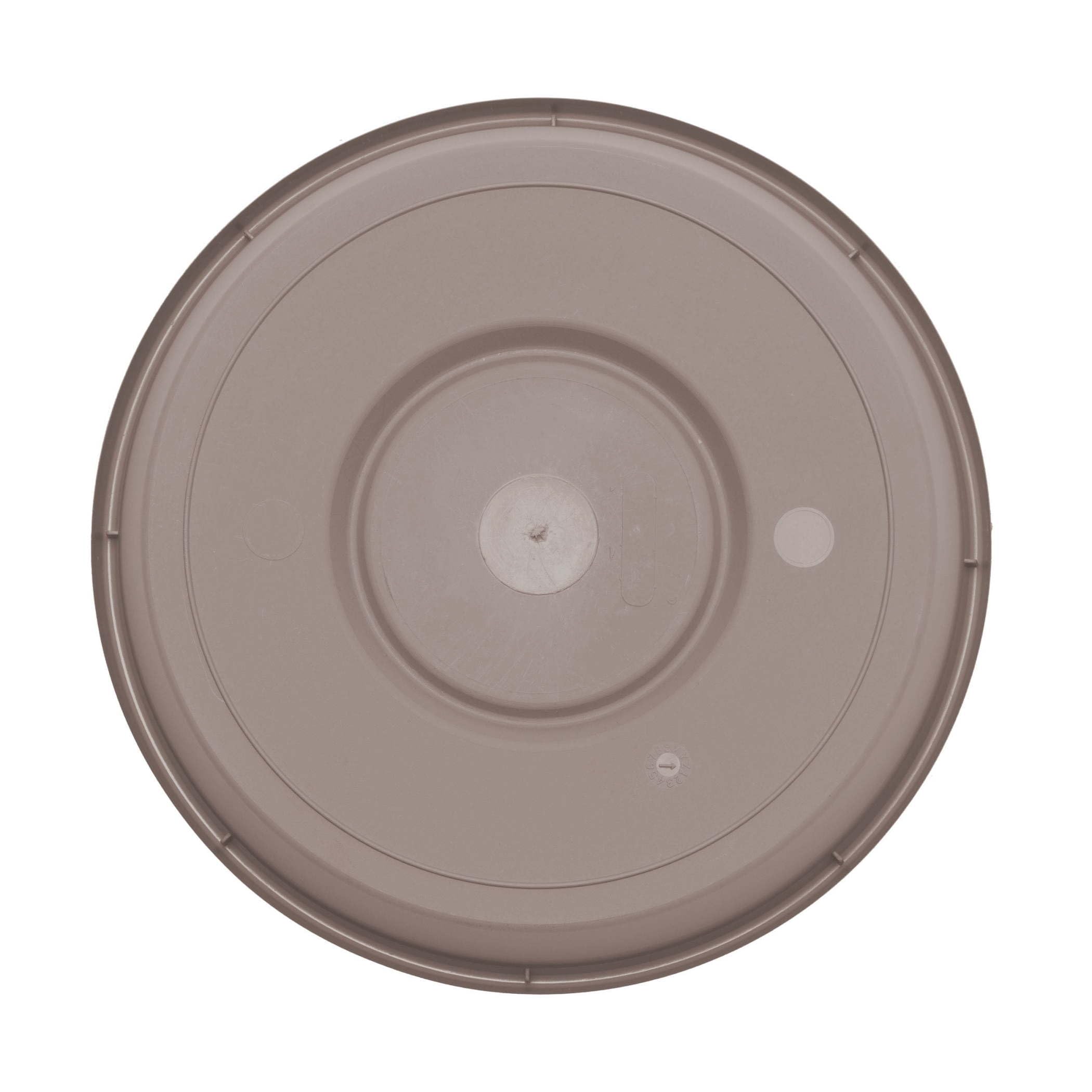 Bloem Terra Saucer Tray with UV protection keeps color vibrant outdoors.