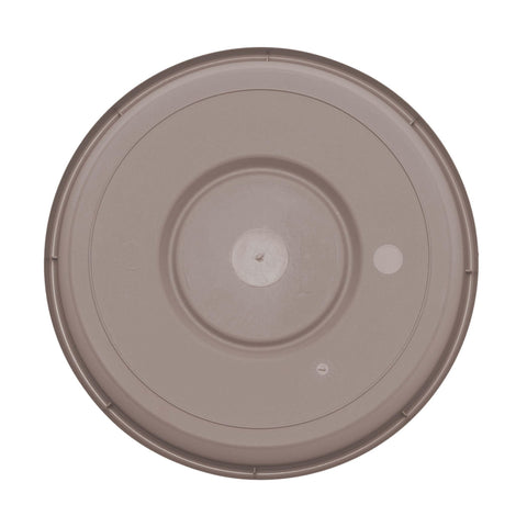 Bloem Terra Saucer Tray with UV protection keeps color vibrant outdoors.