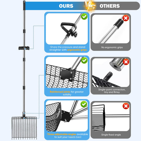 Bloksin fine mesh sieve filters waste without losing bedding.