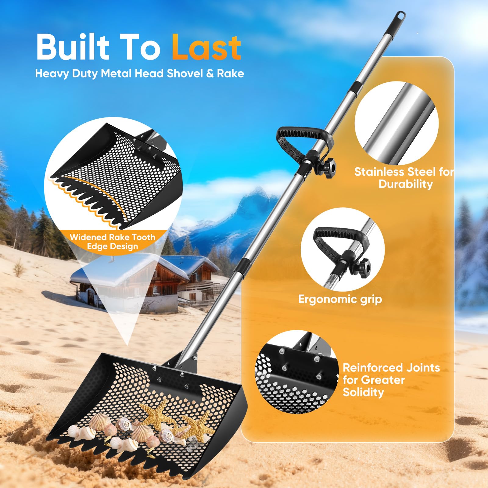 Bloksin triple-angle head with ergonomic design for comfortable operation.