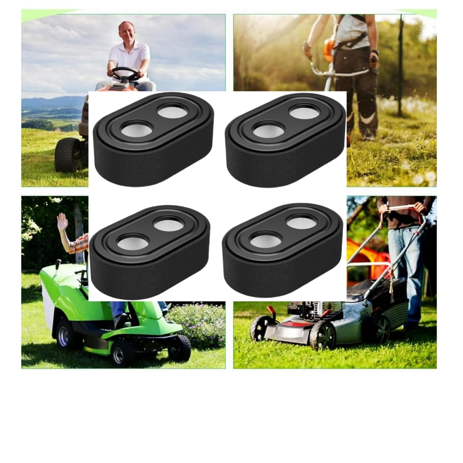 Durable rubber and paper media for consistent airflow.