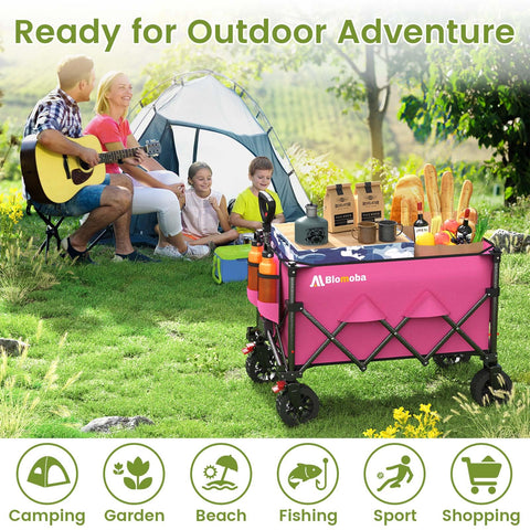 Blomoba 150L capacity suitable for groceries, camping, and gear