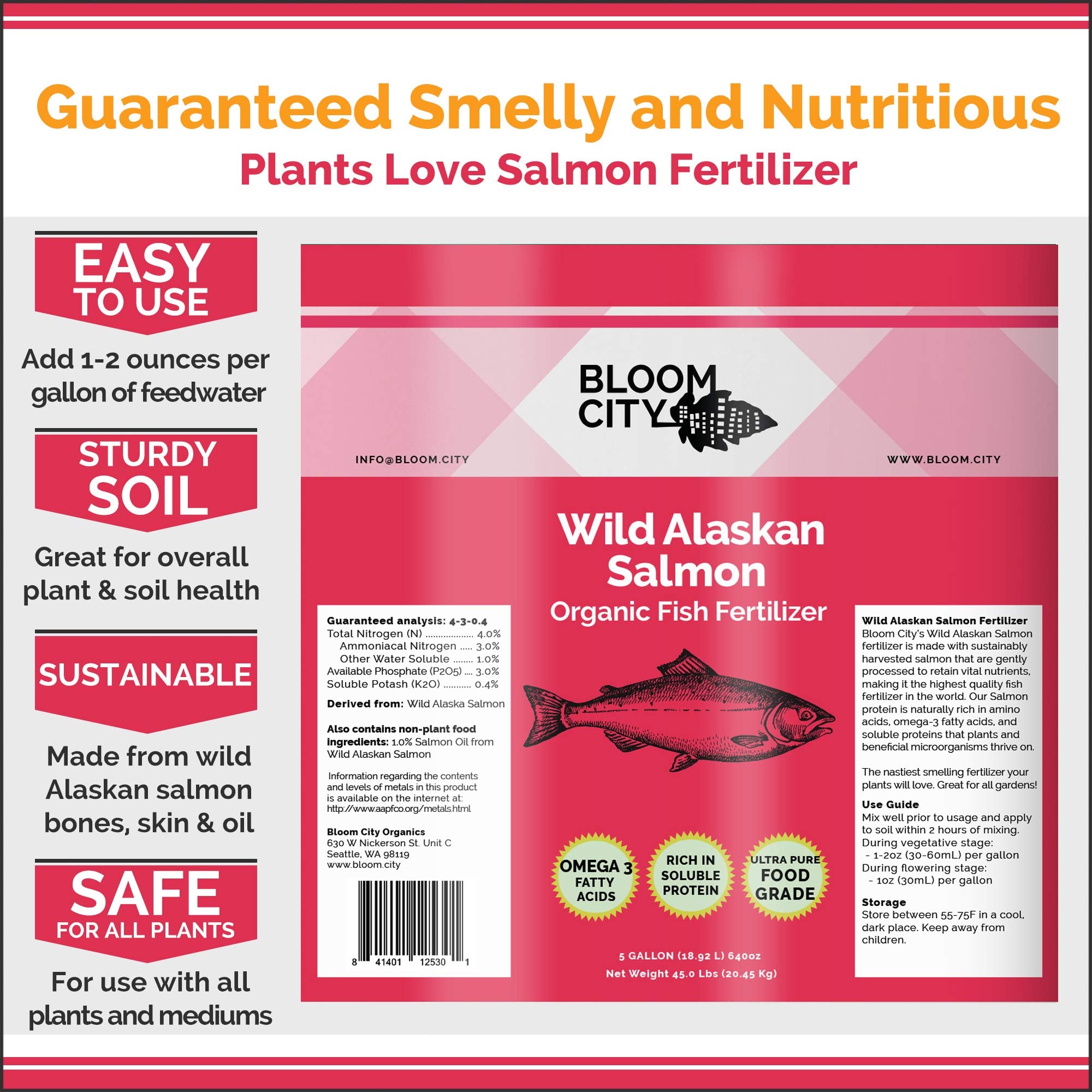 Bloom City Organic Wild Fish Fertilizer soil close-up shows thriving soil life.