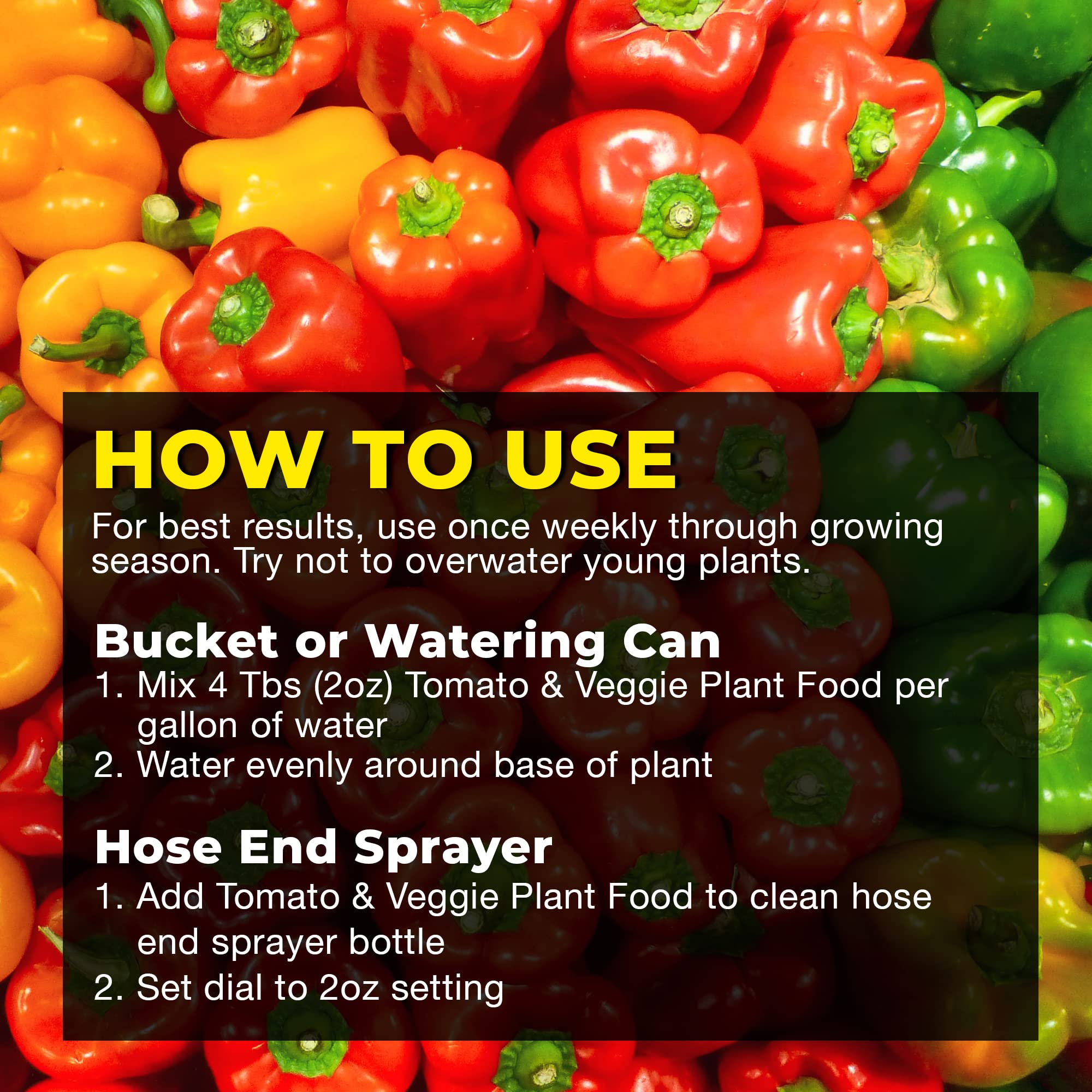 Bloom City Tomato & Veggie Plant Food in a container setup supporting vigorous growth.