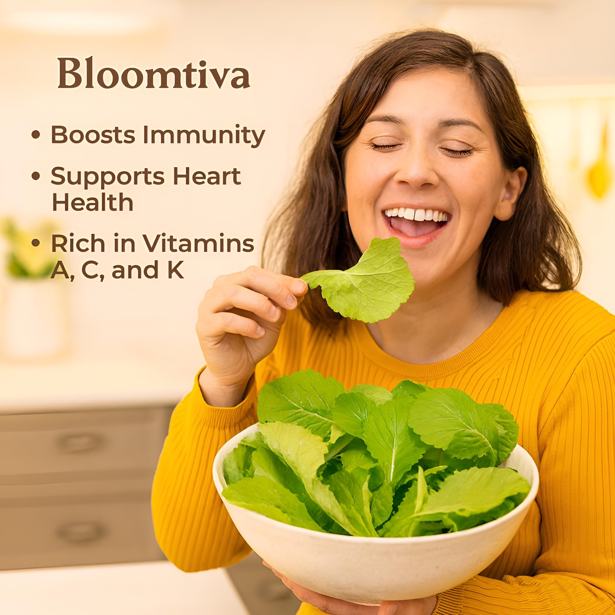 Bloomtiva baby mustard greens seeds soil and container grow friendly for balconies