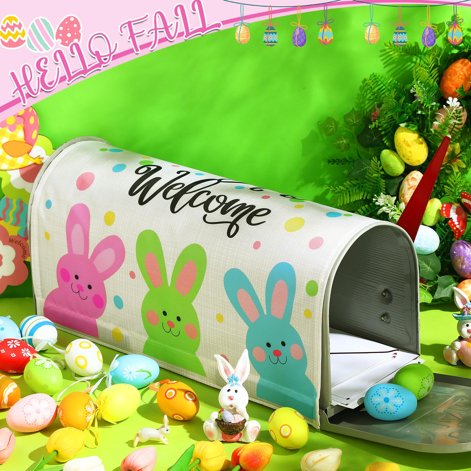 Blosssound 20 x 18 inch standard size fits American mailboxes securely.