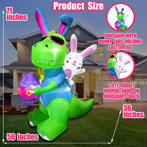 BLOWOUT FUN quick-set inflatable with built-in fan