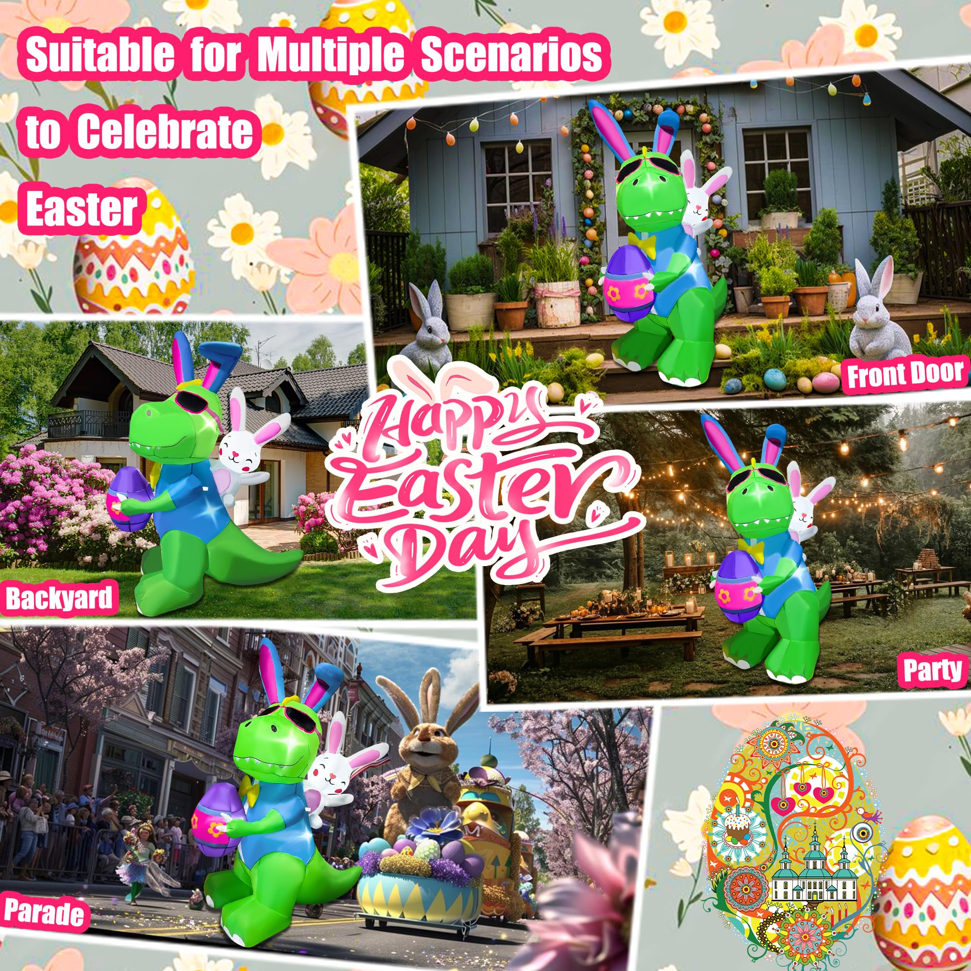 BLOWOUT FUN waterproof polyester inflatable for year-round use