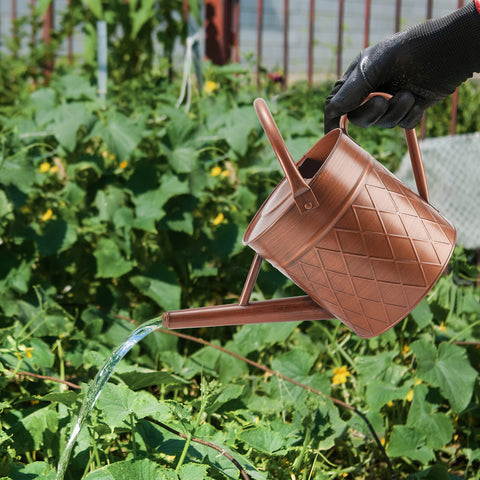 BLstyle copper watering can adds durable style to outdoor patios and gardens