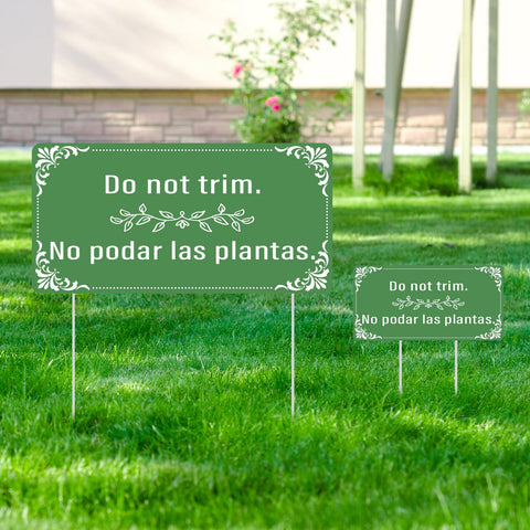 BLSUREFYX Do Not Trim sign, 6.3 by 3.15 inches, compact option.