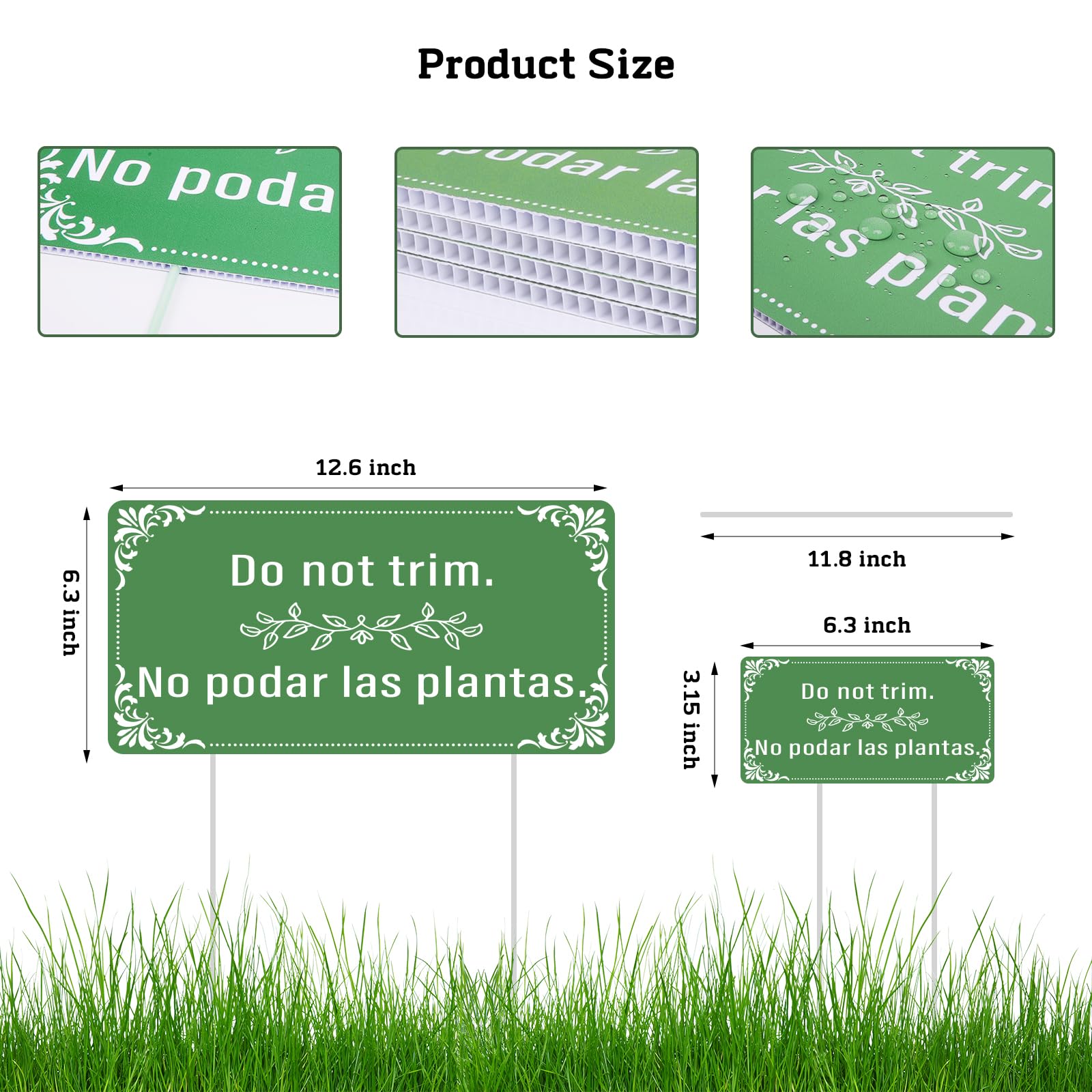 BLSUREFYX Gift-ready yard signs for garden lovers.