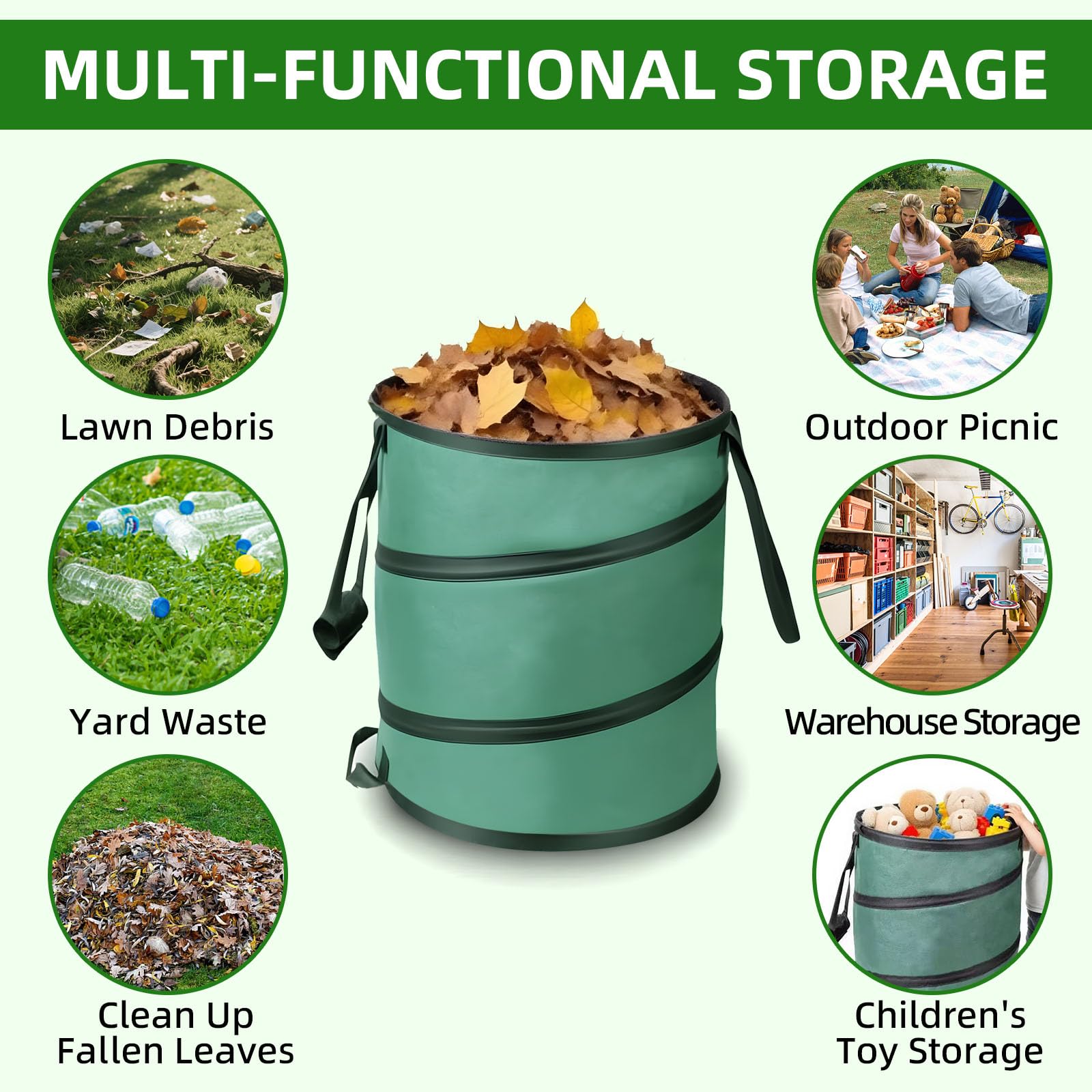 BLTISOG camping trash bags keep campsite tidy and organized.