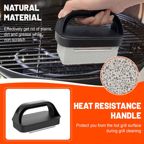 BLTTOPU griddle stone cleans grill surface and stains