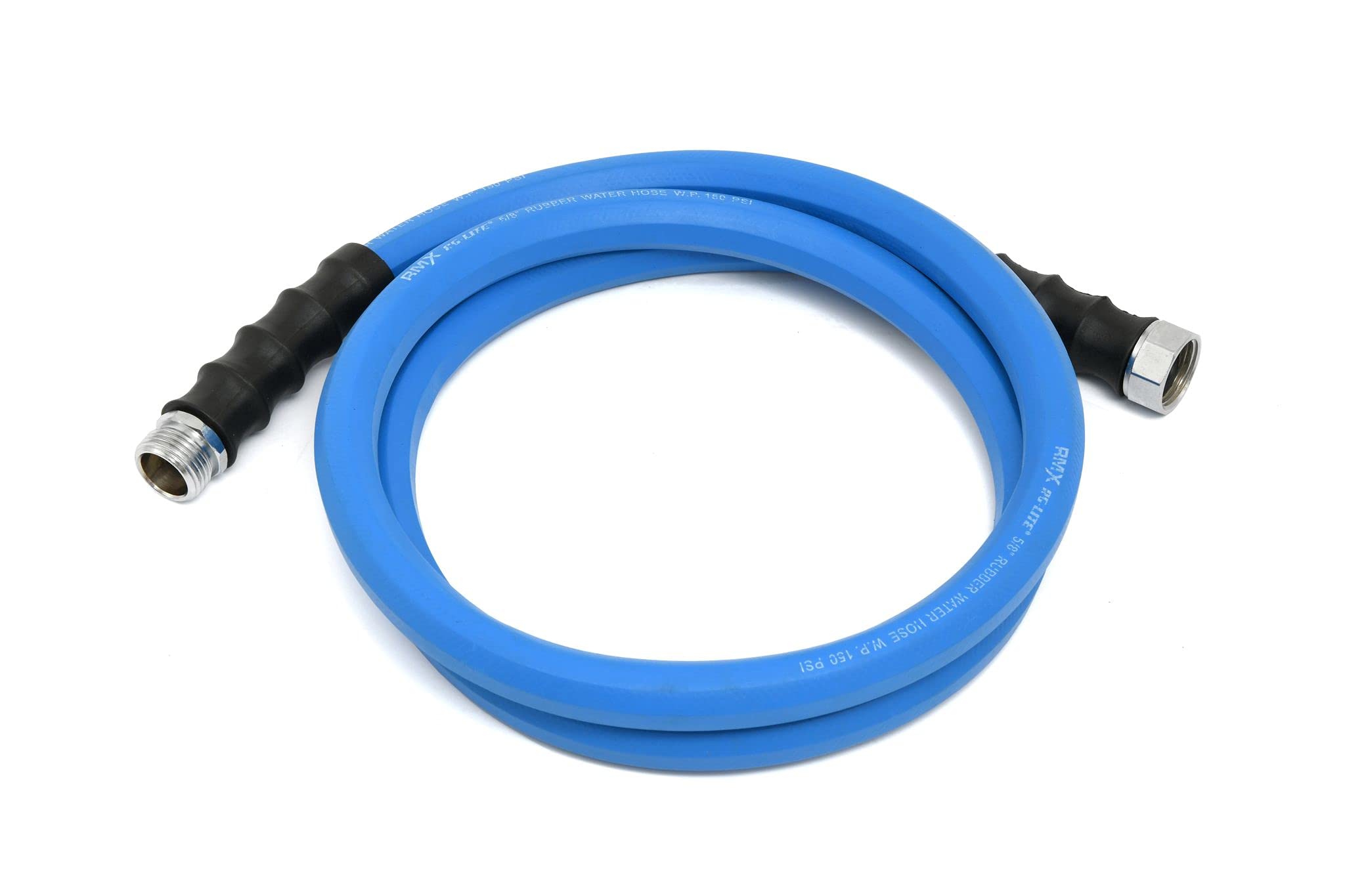 BLUBIRD AG-LITE hose with bend restrictor protects hose ends during use