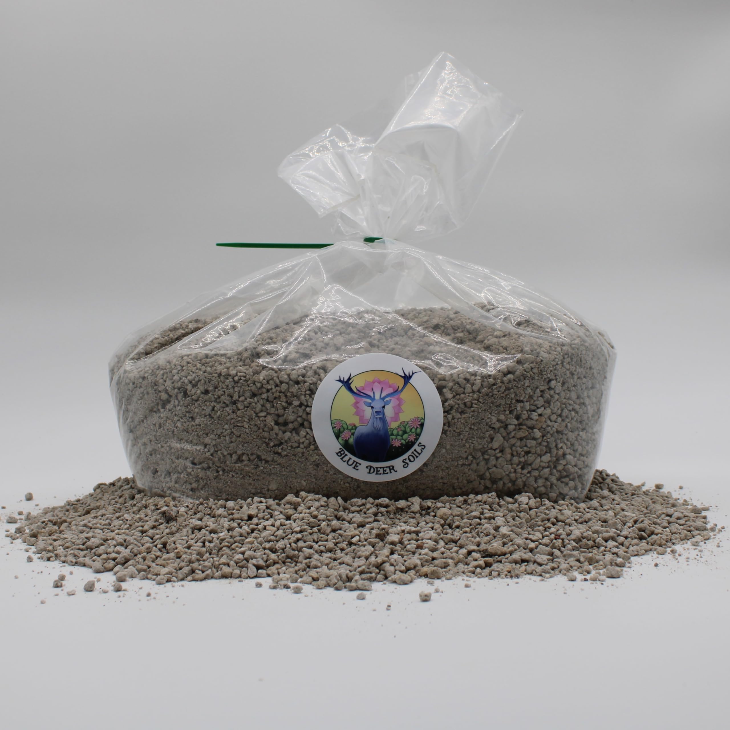 Blue Deer Soils pumice 8-dry-quarts fine-grit for cactus and bonsai improves drainage and aeration.