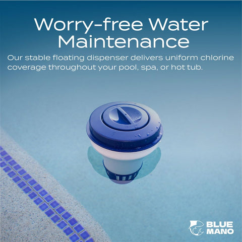 Blue Mano fits 3-inch tablets for flexible, extended dosing.