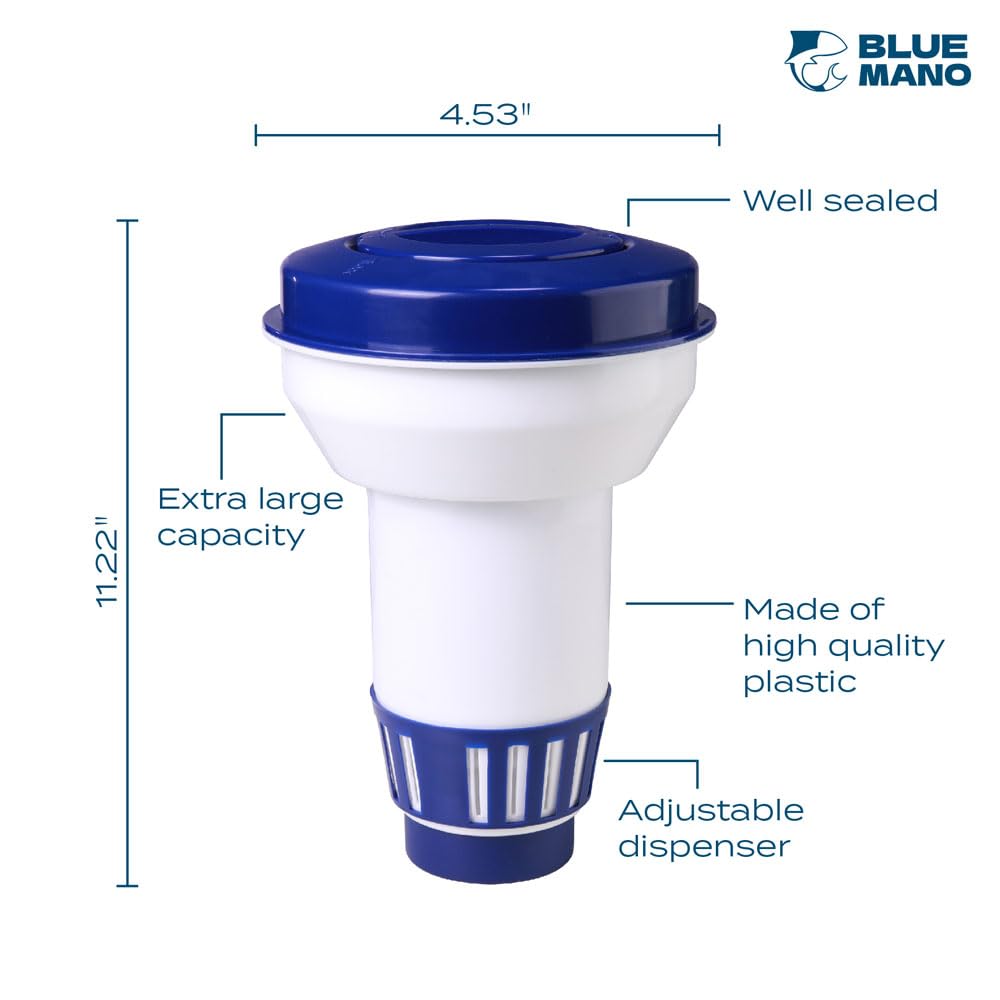 Blue Mano works with various pool and spa types for versatility.