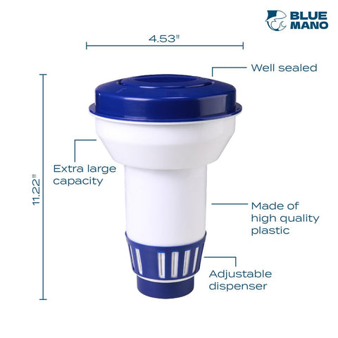 Blue Mano works with various pool and spa types for versatility.