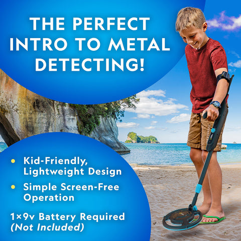 Blue Marble detector kit waterproof coil enables beach treasure hunting