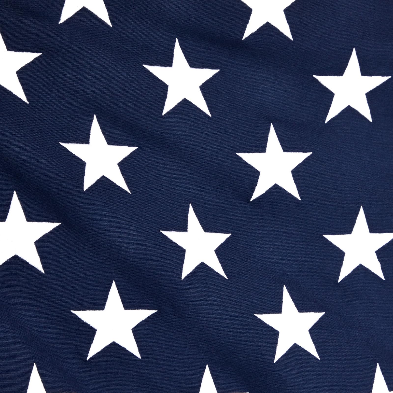 BLUE PANDA flag reinforced with 4-row stitching for lasting wear.