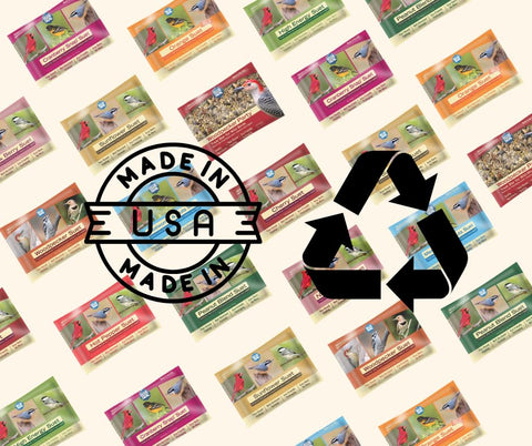 Blue Seal made in the USA suet cake for sustainable backyard feeding