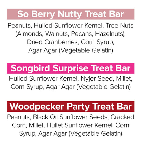 Blue Seal Suet Bars year-round feeding setup at feeder